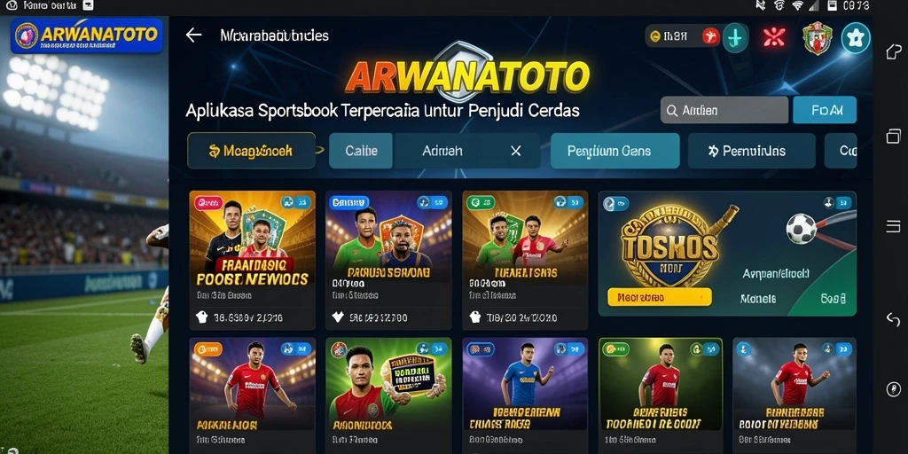 Tampilan gameplay ARWANATOTO yang menarik dan dinamis dalam taruhan olahraga.