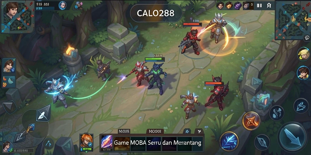 Tampilan gameplay seru dan kompetitif CALO288.
