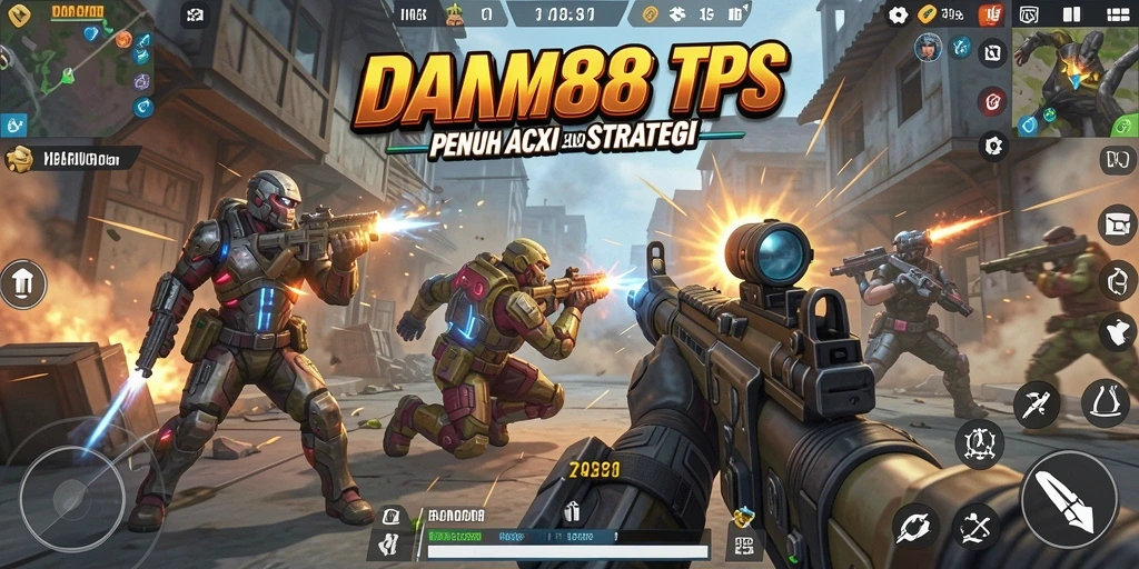 Tampilan gameplay DAM88 yang mendebarkan dan strategis dalam aksi pertempuran.