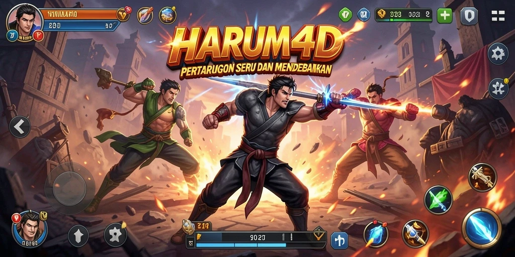 Tampilan seru dari gameplay keren di HARUM4D.