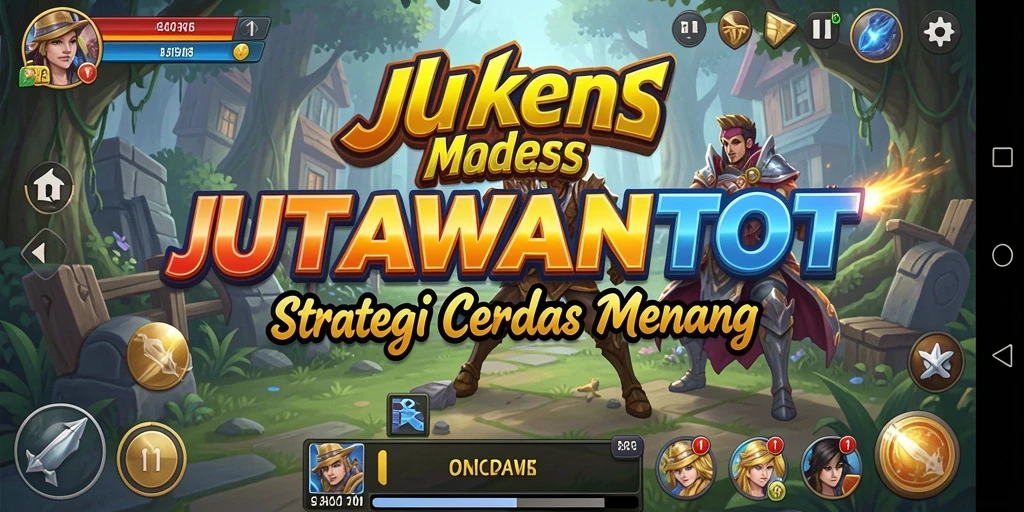 Tangkapan layar JUTAWANTOTO menampilkan pertempuran strategi yang intens.