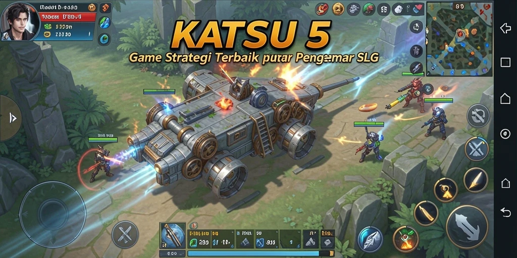 Gambaran gameplay seru KATSU5 dalam aksi.