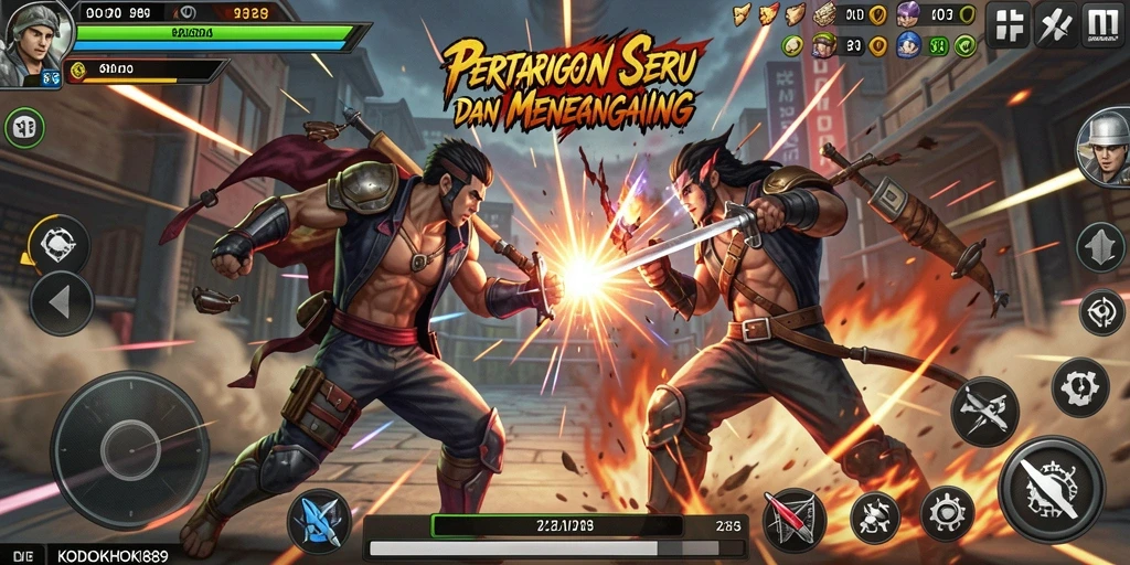 Gameplay seru di KODOKHOKI889 dengan pertarungan yang mendebarkan.