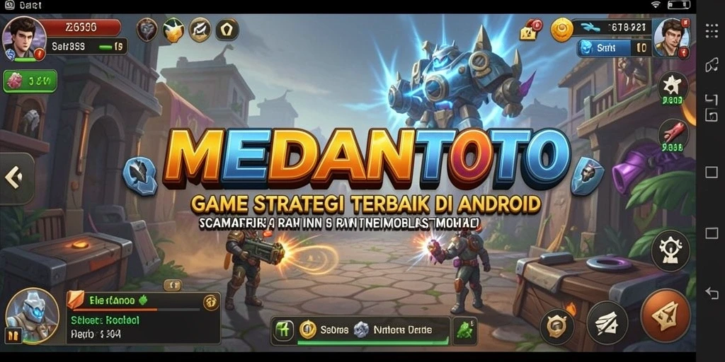 Tampilan gameplay menarik dari MEDANTOTO dengan elemen strategi.