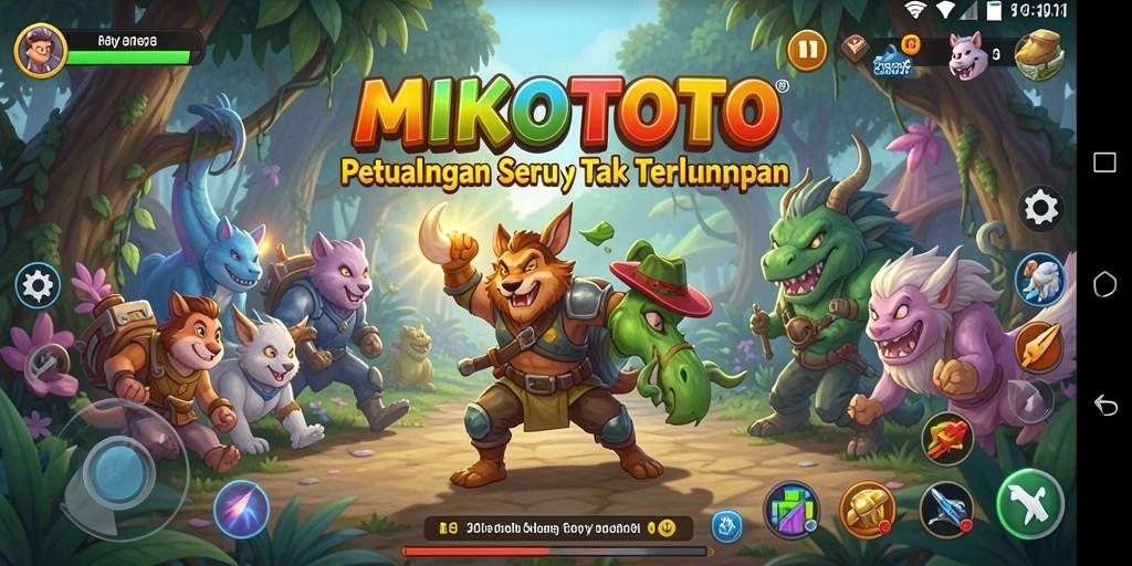 Screenshot gameplay MIKOTOTO yang menampilkan petualangan seru.