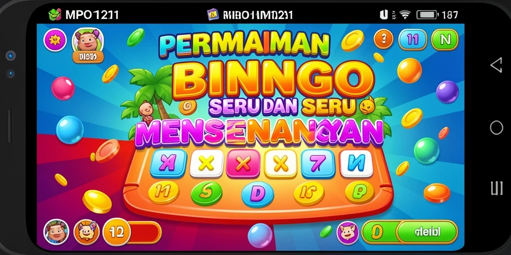 Screenshot gameplay MPO1221 yang menampilkan keseruan bermain Bingo.