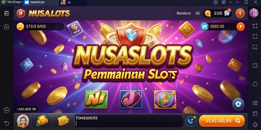 Tampilan gameplay NUSASLOTS yang menarik dan penuh warna.