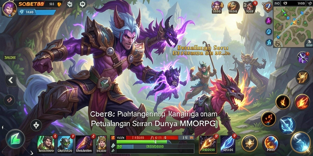 Screenshot menampilkan aksi seru dalam gameplay SOBET88.