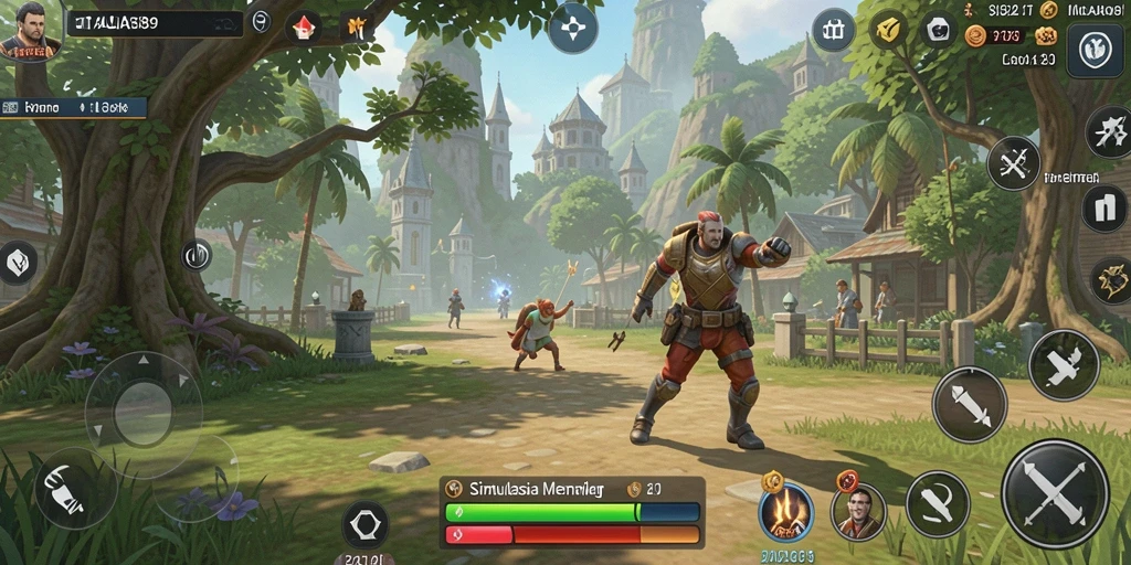 Tampilan gameplay yang seru dan penuh warna dari TALAS89.