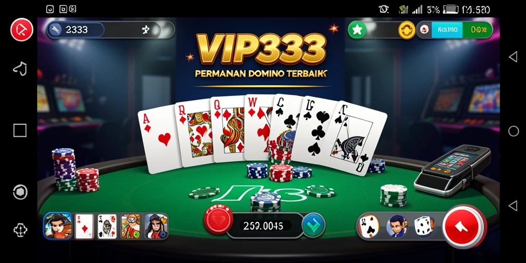 Screenshot gameplay domino yang menarik dan interaktif di VIP333.