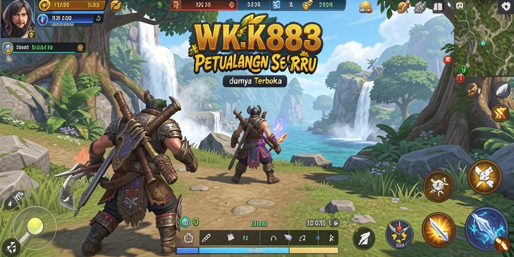 Tangkapan layar petualangan seru di dalam dunia terbuka WK888.